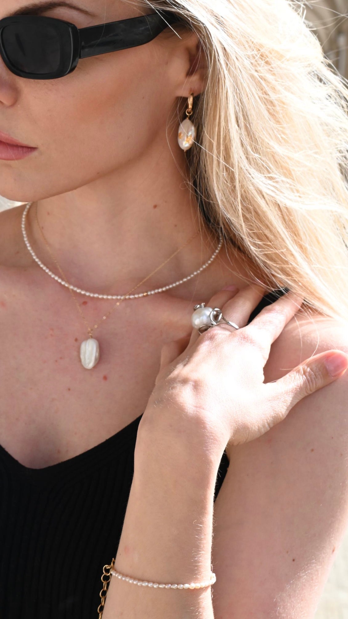 Marlowe Pearl Earrings - AD Jewellery Copenhagen