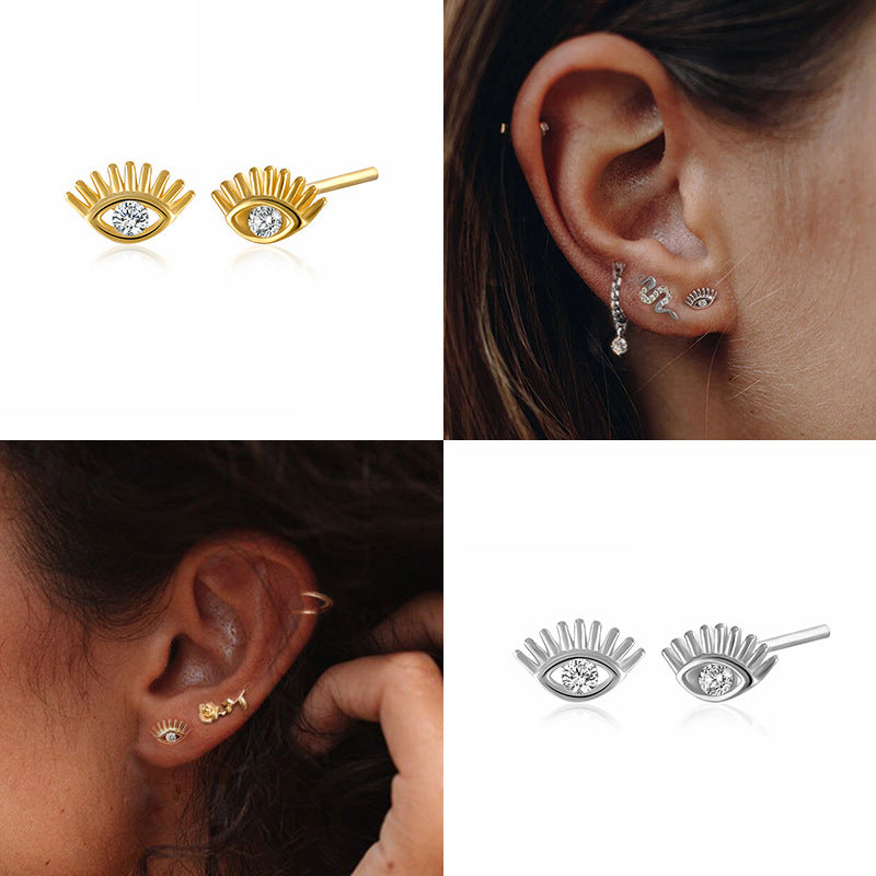 Mix and Match Petite Eyes Single Stud - AD Jewellery Copenhagen