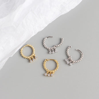 Minimalist Gold hoops– Single Earring for Mix & Match - AD Jewellery Copenhagen