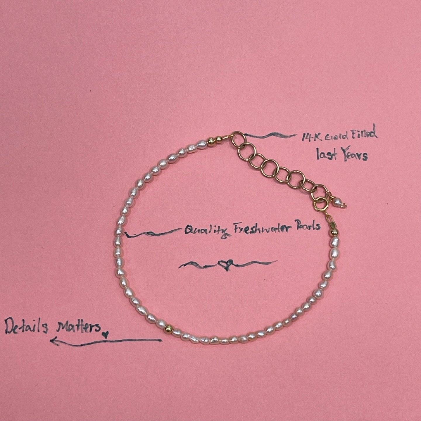 Pretty mini Pearls Bracelet - AD Jewellery Copenhagen