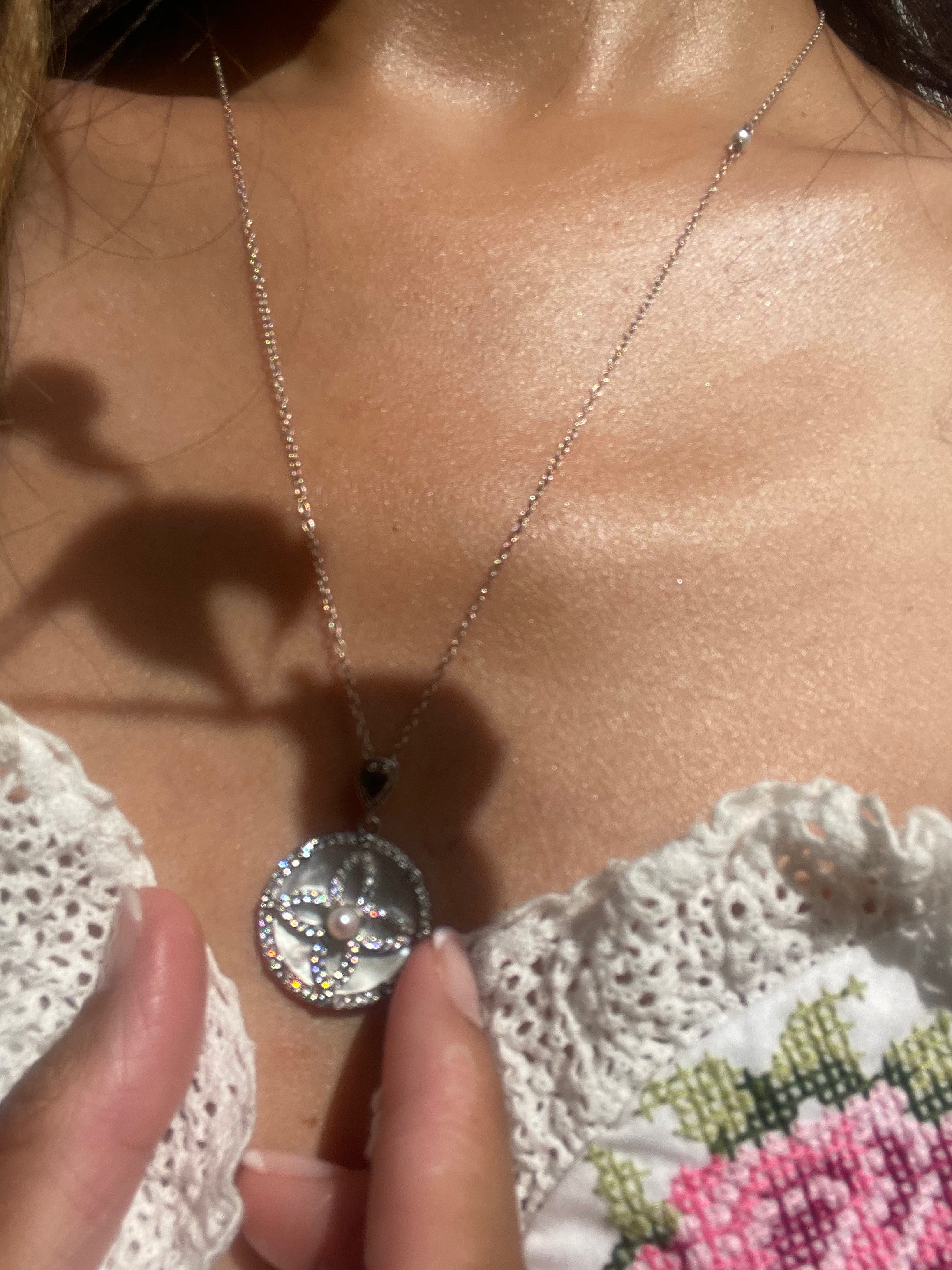 Four Leaf Clover Silver Necklace - AD Jewellery Copenhagen