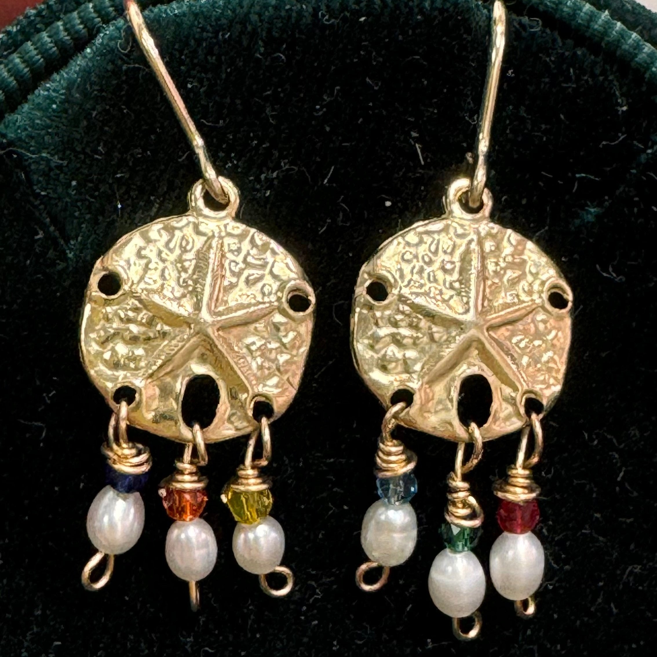Ocean Element Earrings with color stones Mix and Match - AD Jewellery Copenhagen