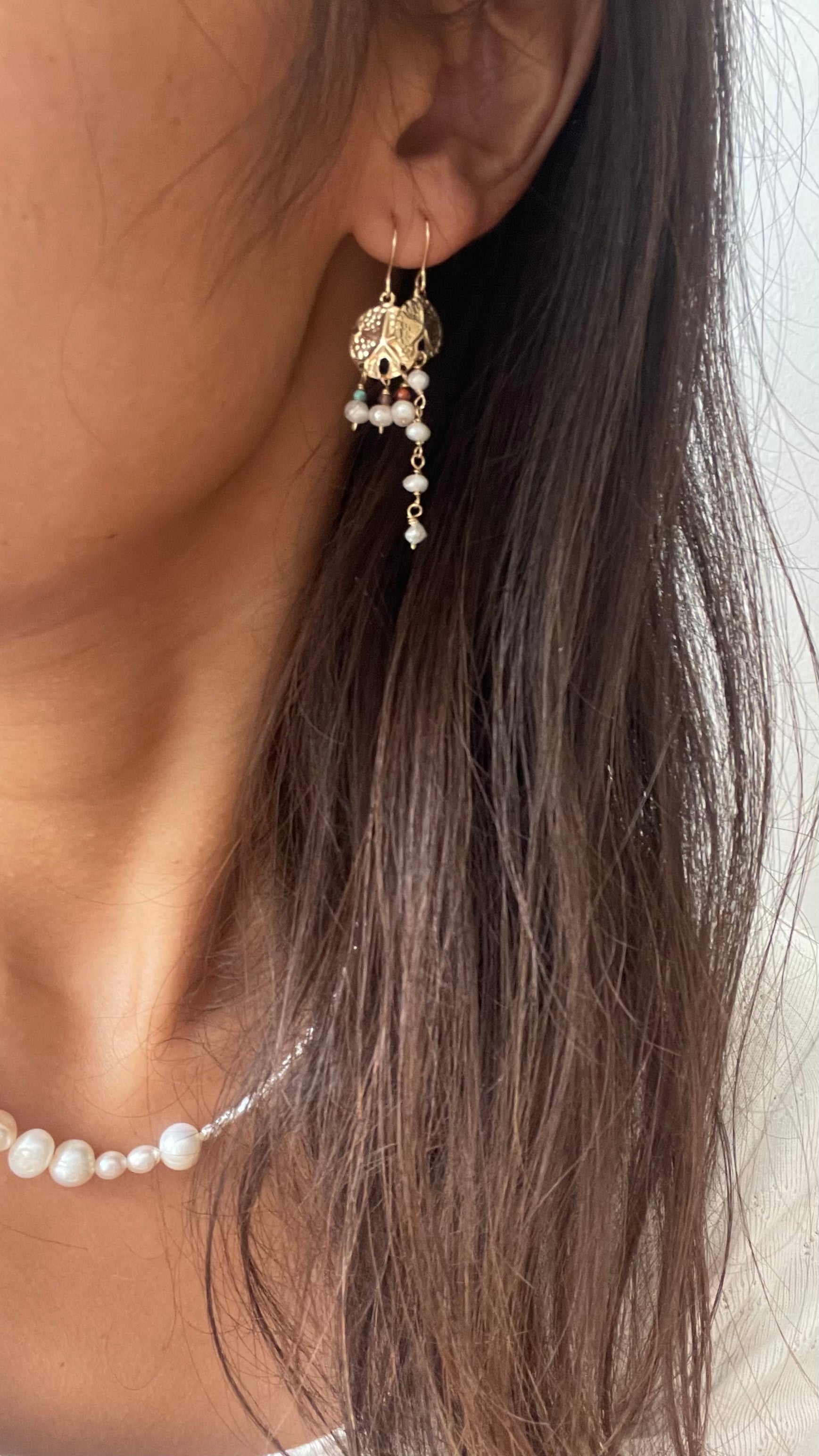 Pearl Earrings with Ocean Element Mix and Match - AD Jewellery Copenhagen