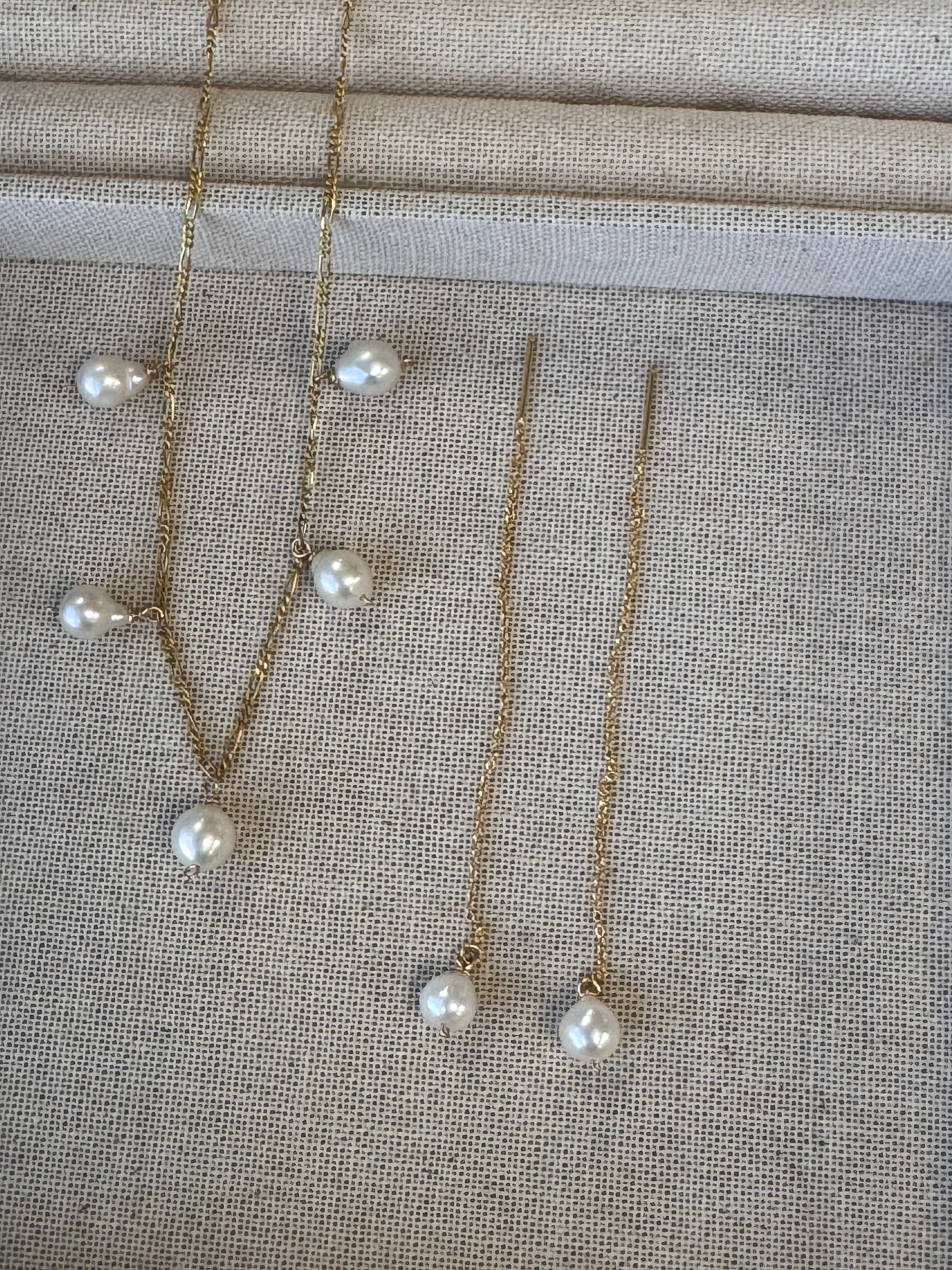 Pearl Drop Earrings - AD Jewellery Copenhagen