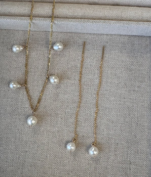 Pearl Drop Earrings - AD Jewellery Copenhagen