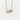 A silver-toned necklace featuring a pendant shaped like an open clam shell with a peanut in the center, suspended against a plain white background.