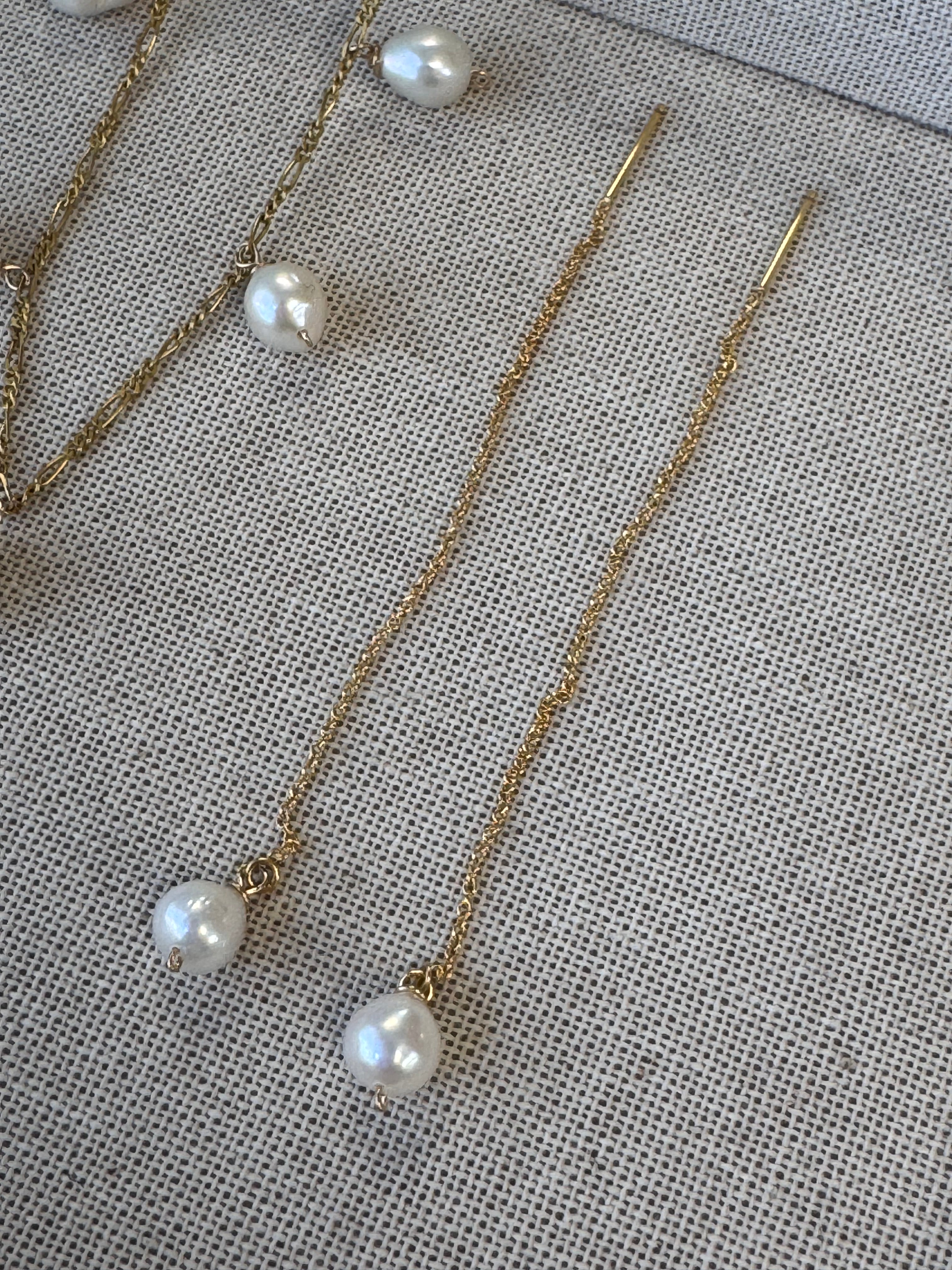 Pearl Drop Earrings - AD Jewellery Copenhagen