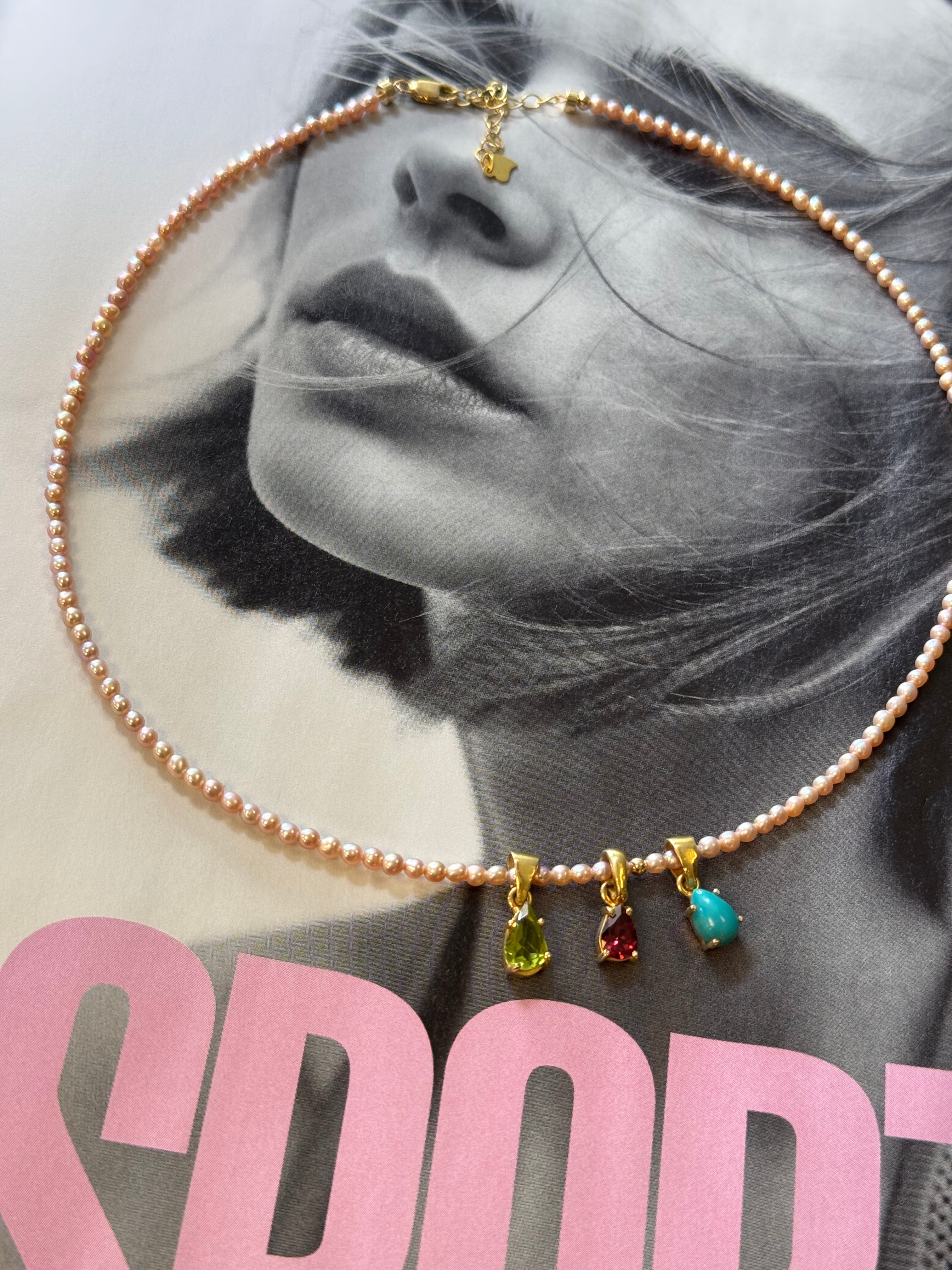 Taylor mini Freshwater Pearl Necklace - AD Jewellery Copenhagen
