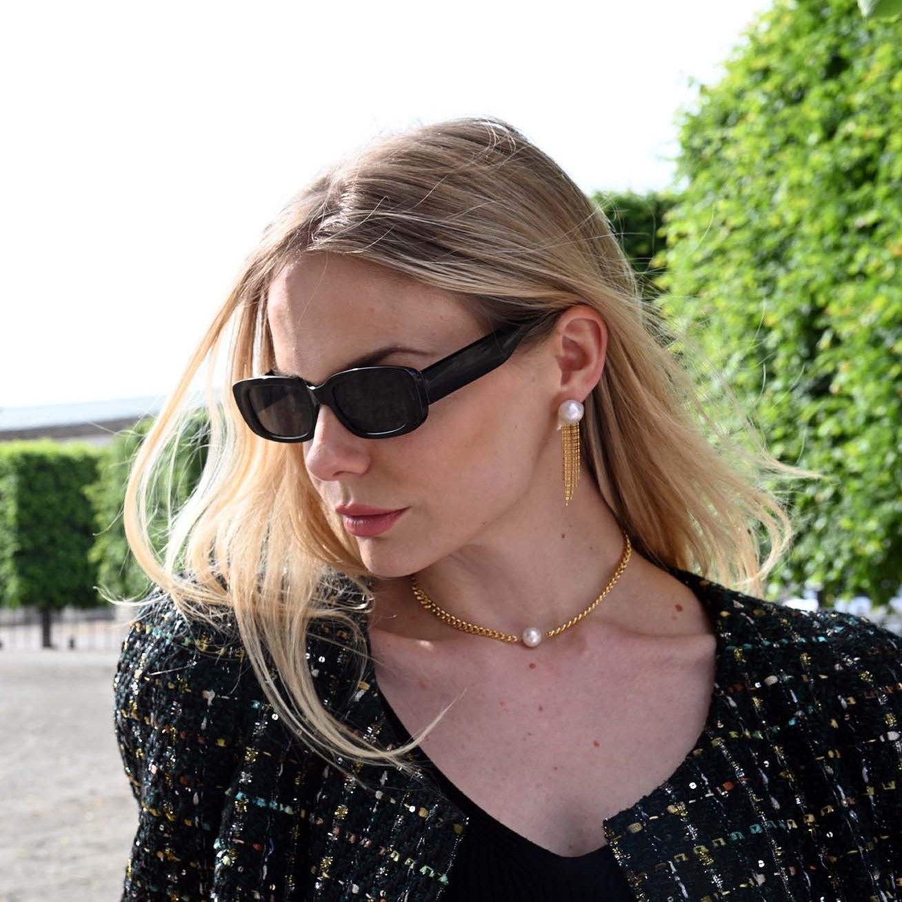 Cuban one Pearl Choker Necklace - AD Jewellery Copenhagen