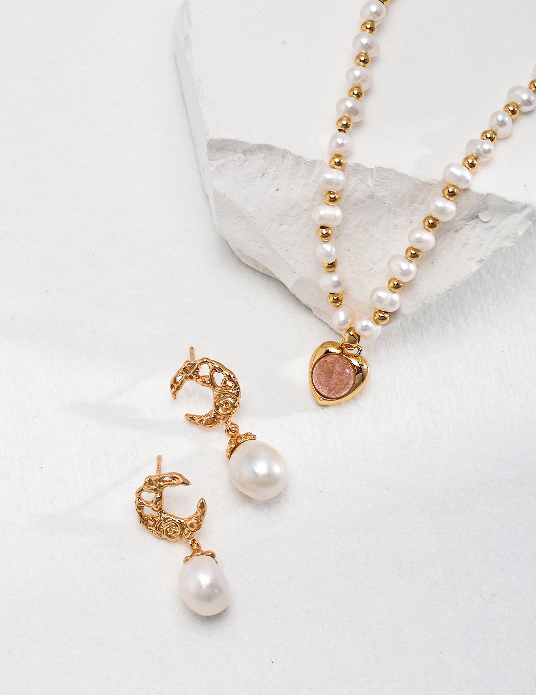 Luna moon Earrings/ Ready to wear - AD Jewellery Copenhagen