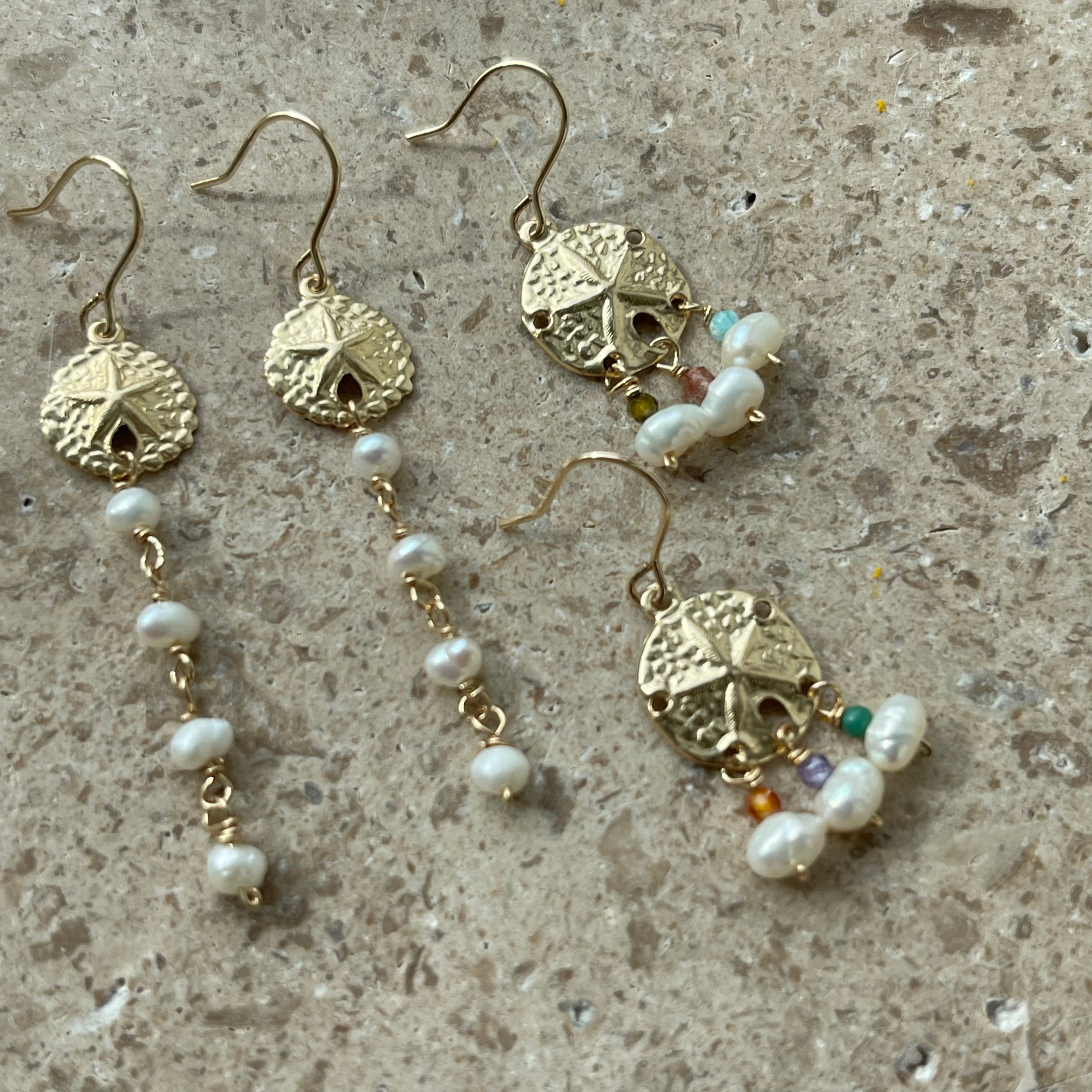 Pearl Earrings with Ocean Element Mix and Match - AD Jewellery Copenhagen