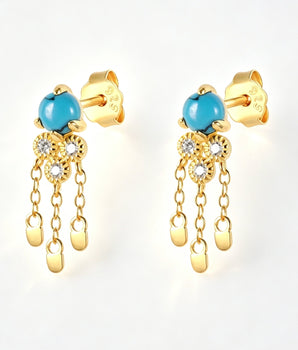 Tiny Gold Disc Stud – Single Stud Earring for Mix & Match