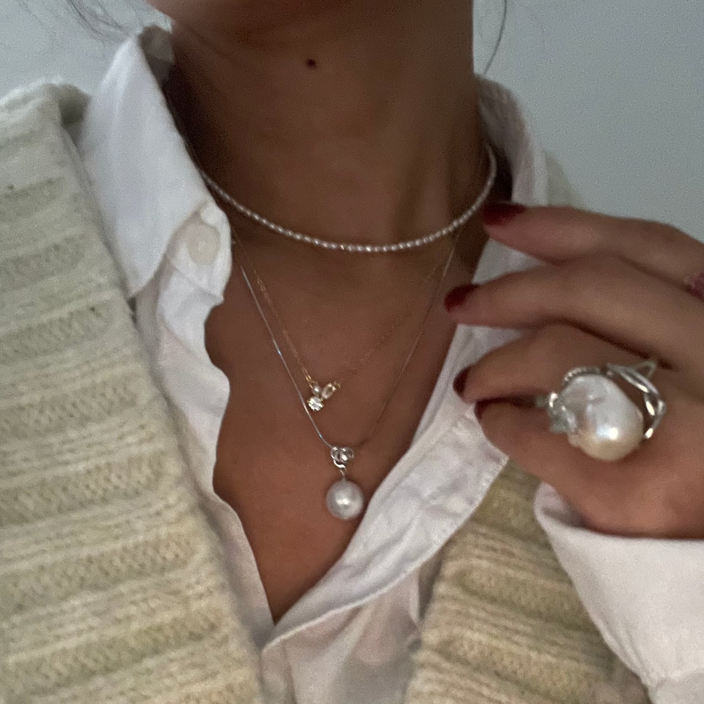 Taylor mini Pearl Necklace - AD Jewellery Copenhagen