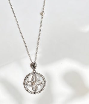 Four Leaf Clover Silver Necklace - AD Jewellery Copenhagen