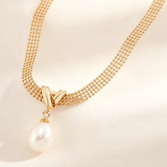 Whispering Lace Pearl Necklace Versatile & Gift-Ready - AD Jewellery Copenhagen