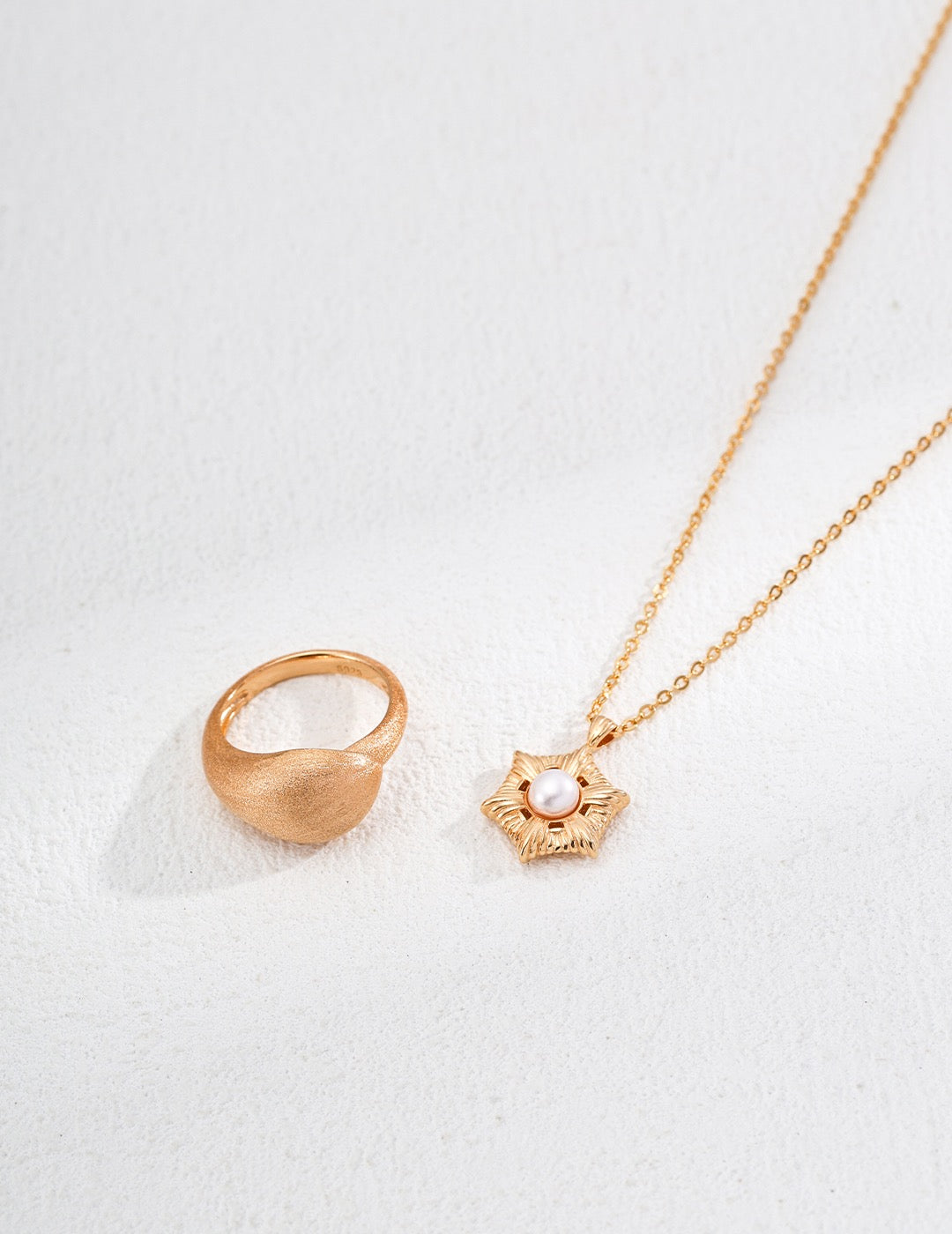Nordic Statement Ring feminine