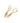 Gold feather hoops – Single Earring for Mix & Match - AD Jewellery Copenhagen