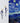 Starry Night handcrafted lapis lazuli and crystal pearl long drop hoop earrings in Copenhagen