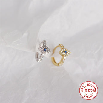 Petite Eyes Huggie hoops single Mix & Match - AD Jewellery Copenhagen