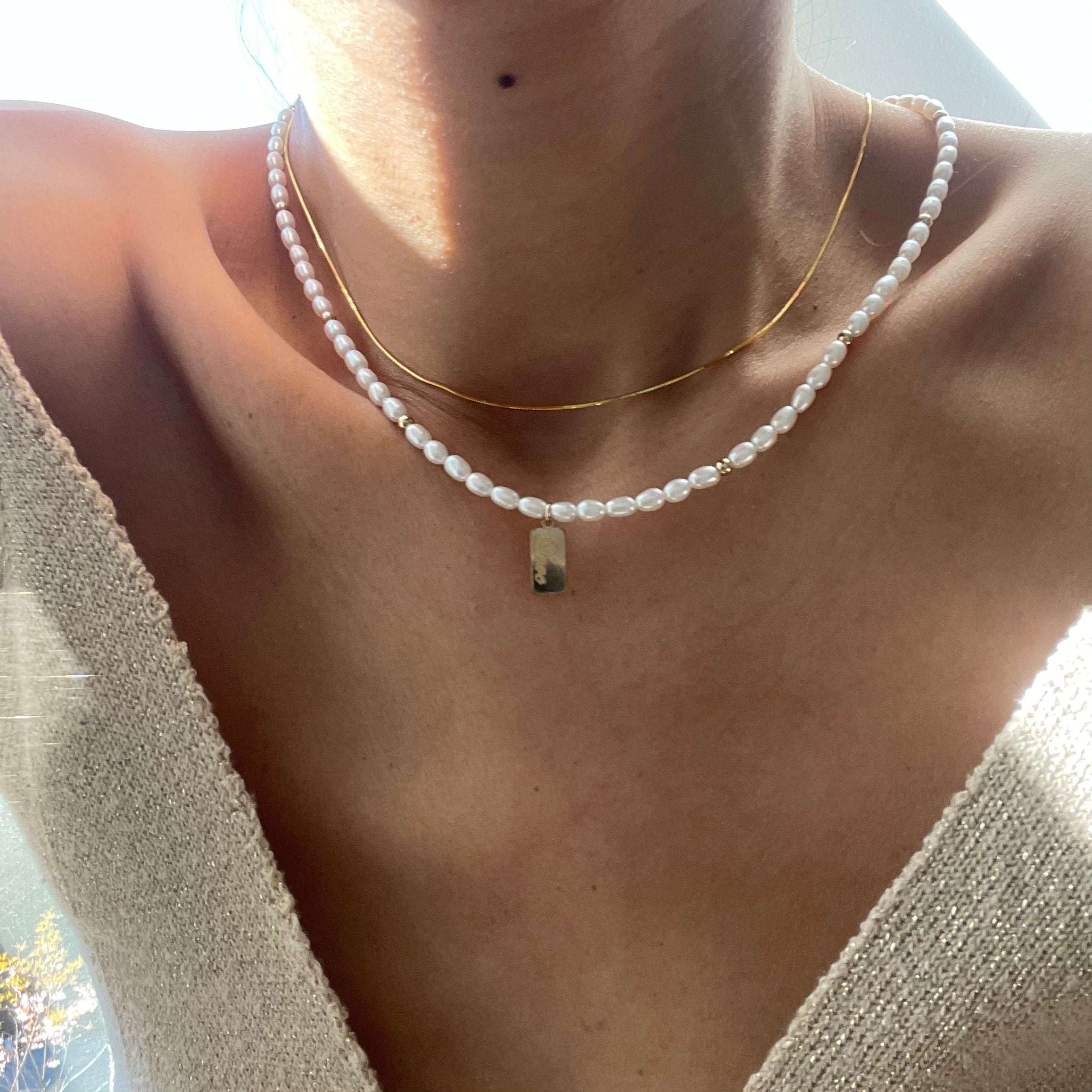 Delja snake chain Necklace - AD Jewellery Copenhagen