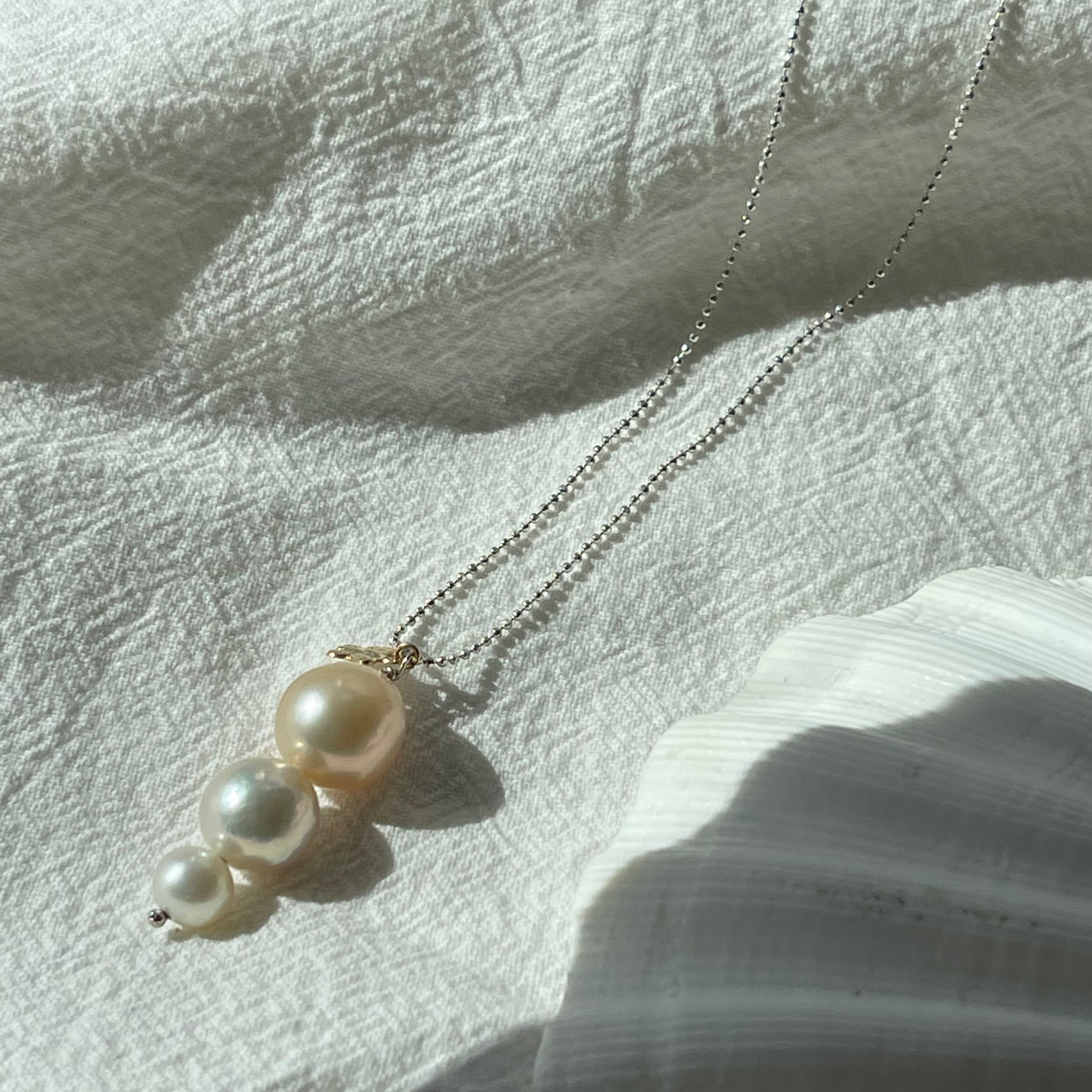 Alice graduated long Pearl Necklace - AD Jewellery Copenhagen