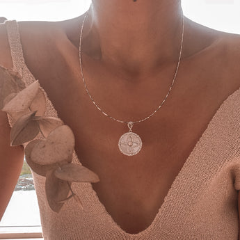 Four Leaf Clover Silver Necklace - AD Jewellery Copenhagen