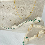 Delja Golden snake chain Necklace