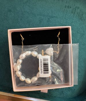 Custommade heart pearls Earrings