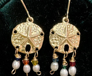 Ocean Element Earrings with color stones Mix and Match - AD Jewellery Copenhagen