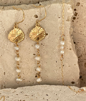 Pearl Earrings with Ocean Element Mix and Match - AD Jewellery Copenhagen
