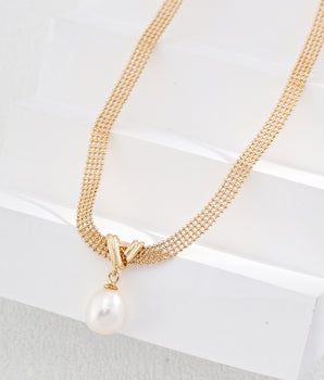 Whispering Lace Pearl Necklace Versatile & Gift-Ready - AD Jewellery Copenhagen