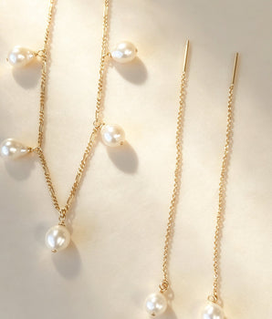14K Gold Filled danity Rania Pearls Necklace