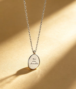 Minimal Silver Pendant Necklace - AD Jewellery Copenhagen