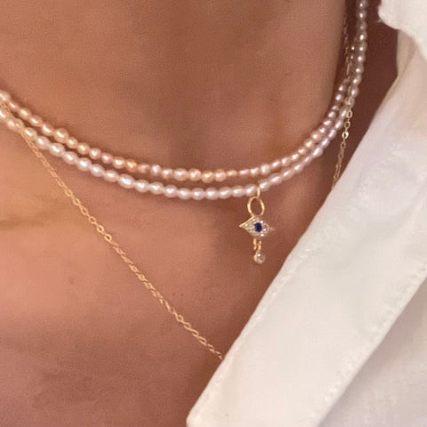 Taylor mini  Pearl Necklace