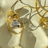 Delja Golden snake chain Necklace