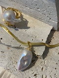 Hey Gold Snake chain Necklace in 18k Gold vermeil