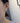 Dainty Flat Pearl Earrings on model