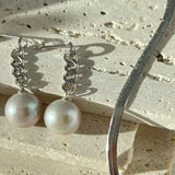 Chunky Pearl Golden Earring