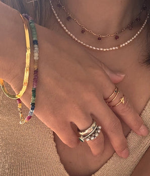 Hey Gold Snake chain Bracelet in 18k Gold vermeil - AD Jewellery Copenhagen