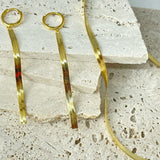 Hey Gold Snake chain Necklace in 18k Gold vermeil