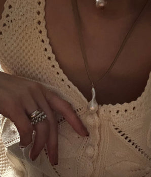 Lumière  Baroque Pearl Necklace - AD Jewellery Copenhagen