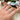 Woman wearing vintage inspired silver matrix ring on finger