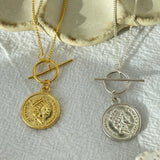 Queen Elizabeth's Coin Pendant Necklace