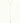 Gold necklace with a tassel on a white background