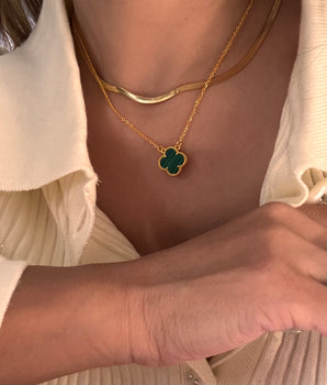 Hey Gold Snake chain Necklace in 18k Gold vermeil - AD Jewellery Copenhagen