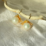 Cordelia Gold Pearl Earrings