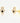 Gold Hamsahand Stud – Minimalist Single Earring | Stackable - AD Jewellery Copenhagen