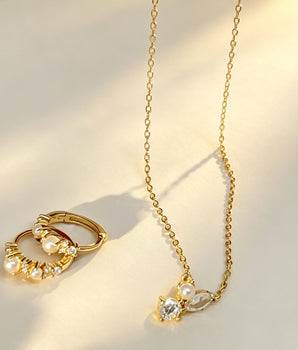 Petite pearl Necklace - AD Jewellery Copenhagen