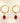 Vintage French-Inspired Wave Hoop Earrings
