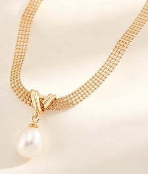 Whispering Lace Pearl Necklace Versatile & Gift-Ready - AD Jewellery Copenhagen